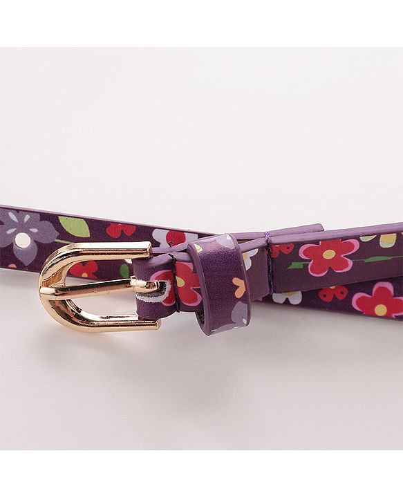 Babyhug Belt With Buckle Closure Free Size - Purple