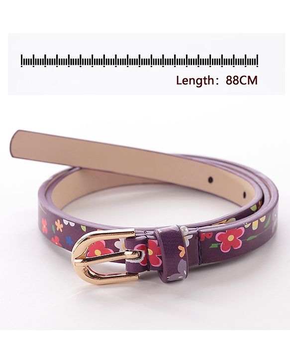 Babyhug Belt With Buckle Closure Free Size - Purple