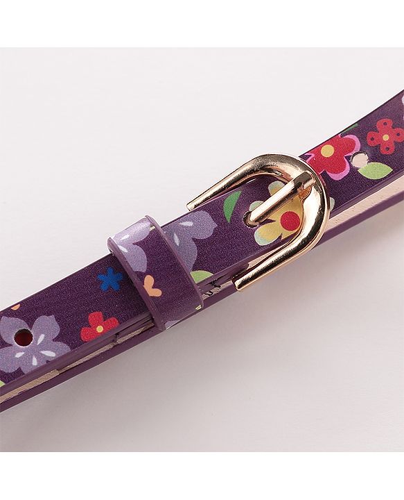 Babyhug Belt With Buckle Closure Free Size - Purple