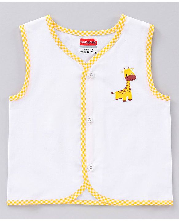 Babyhug 100% Cotton Sleeveless Jhablas Pack of 5 - Multicolor