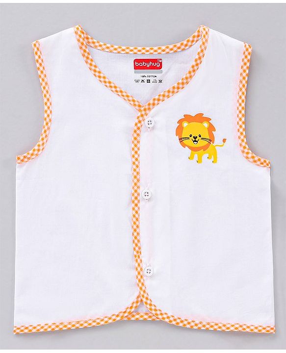 Babyhug 100% Cotton Sleeveless Jhablas Pack of 5 - Multicolor