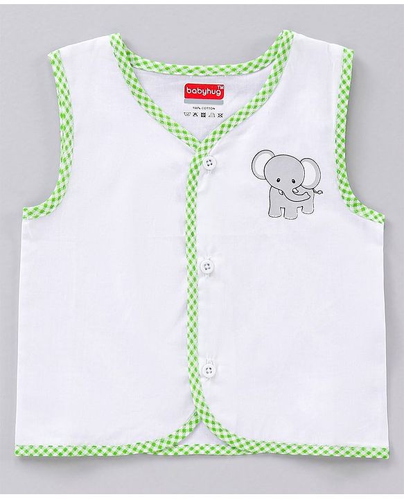 Babyhug 100% Cotton Sleeveless Jhablas Pack of 5 - Multicolor