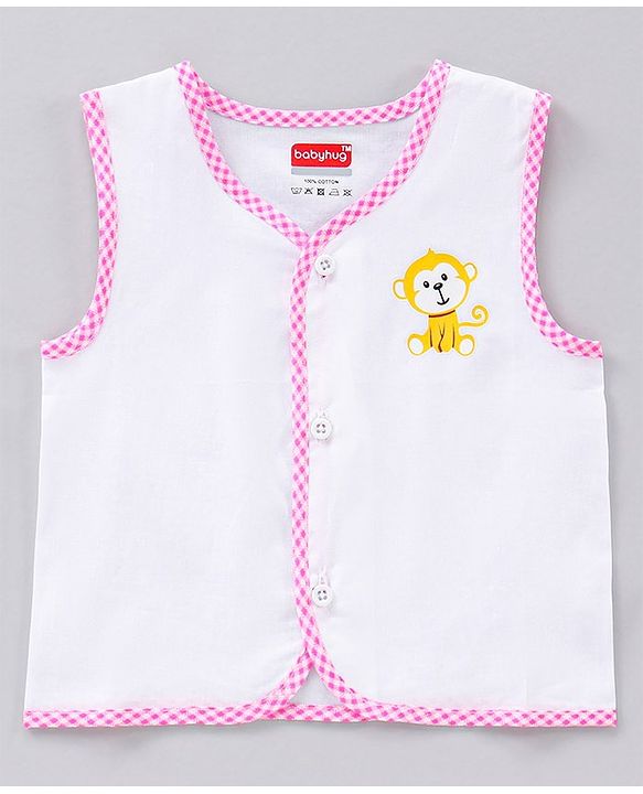Babyhug 100% Cotton Sleeveless Jhablas Pack of 5 - Multicolor