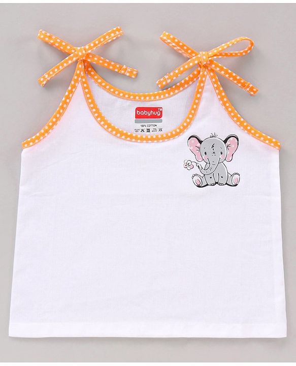 Babyhug 100% Cotton Singlet Jhablas Pack of 5  - Multicolor