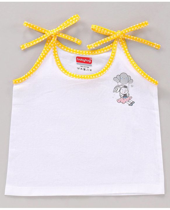 Babyhug 100% Cotton Singlet Jhablas Pack of 5  - Multicolor