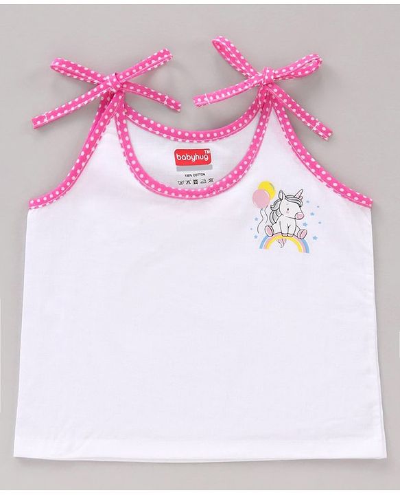 Babyhug 100% Cotton Singlet Jhablas Pack of 5  - Multicolor