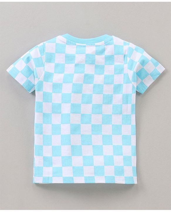 Babyhug Half Sleeves T-Shirts Multi Print Pack of 3 - Blue