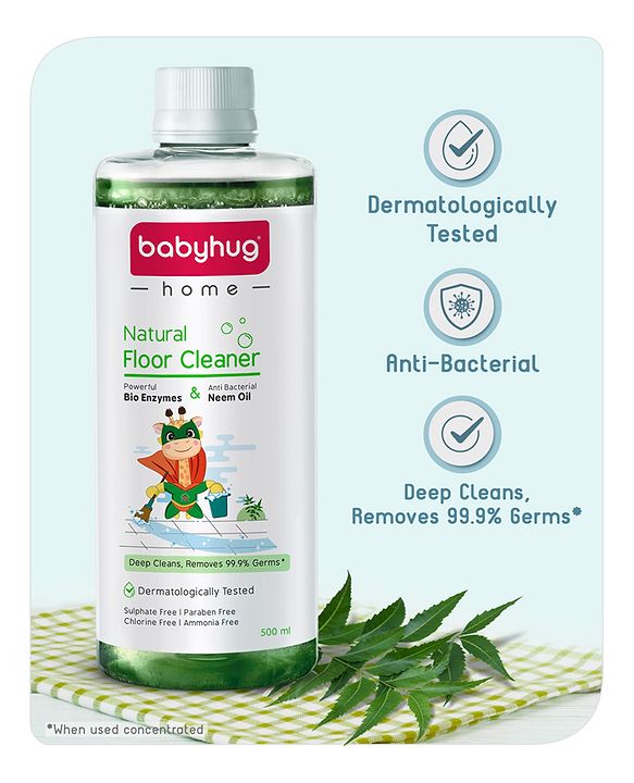 Babyhug Home Natural Floor Cleaner Green - 500 ml