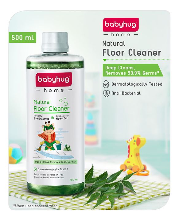 Babyhug Home Natural Floor Cleaner Green - 500 ml