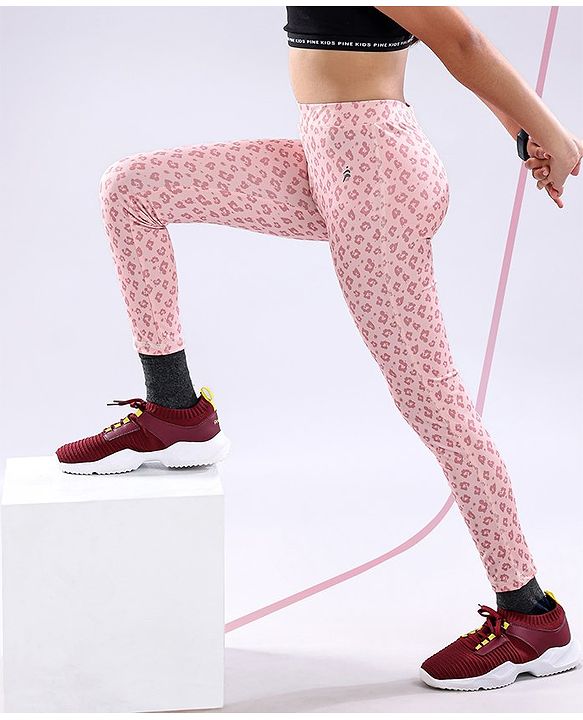 Pine Active Full Length Printed Legging - Pink