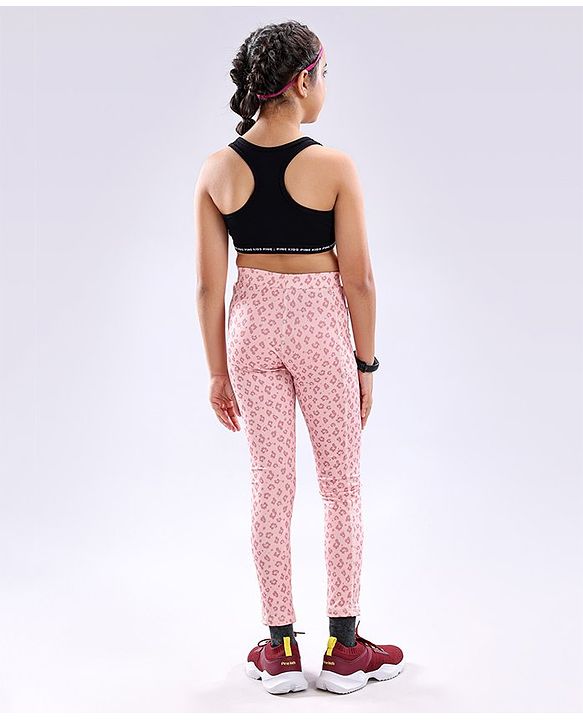 Pine Active Full Length Printed Legging - Pink