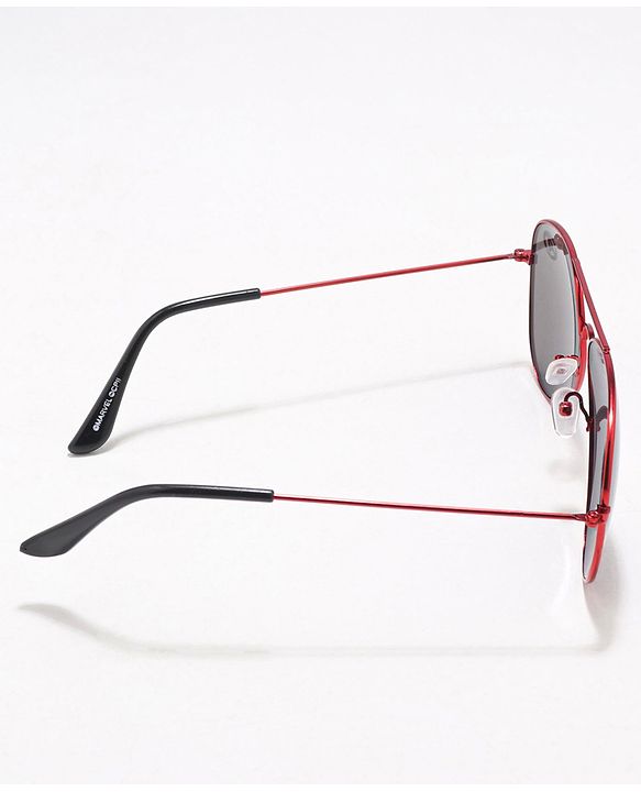 Babyhug Marvel Aviator Sunglasses - Black Red
