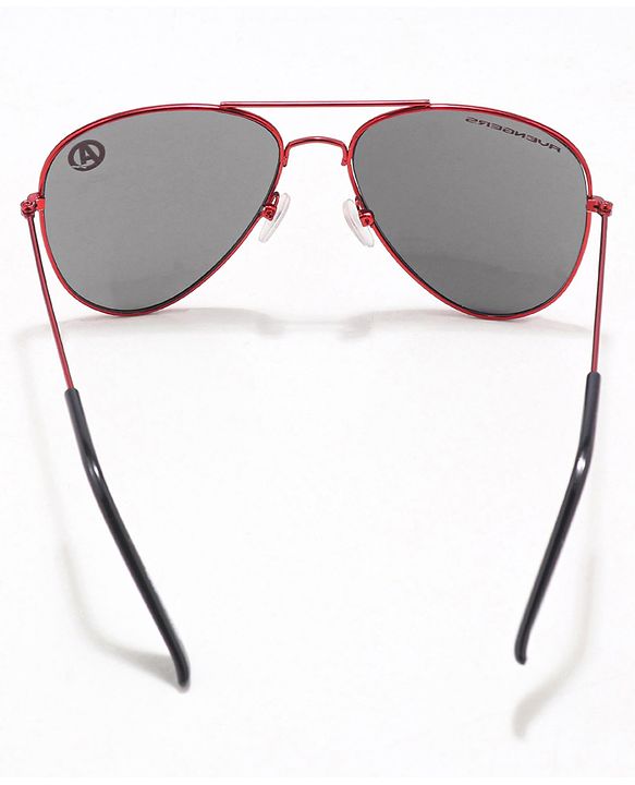 Babyhug Marvel Aviator Sunglasses - Black Red