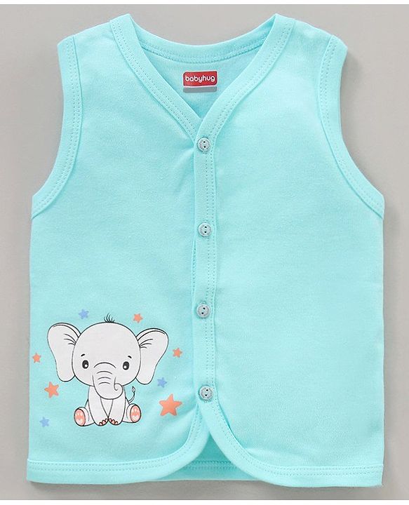 Babyhug 100% Cotton Sleeveless Vests Printed Pack of 5 - Multicolour