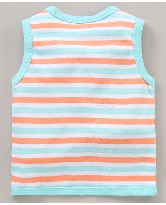 Babyhug 100% Cotton Sleeveless Vests Printed Pack of 5 - Multicolour