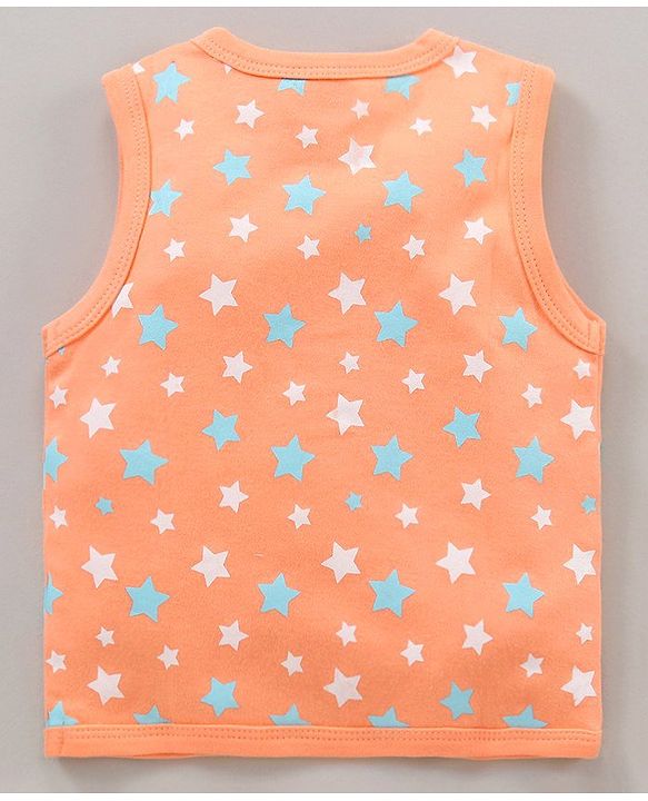 Babyhug 100% Cotton Sleeveless Vests Printed Pack of 5 - Multicolour