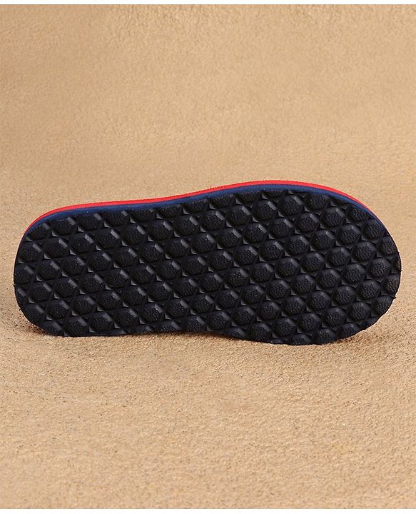 Cute Walk by Babyhug Slip On Flip Flops Dots Print - Red