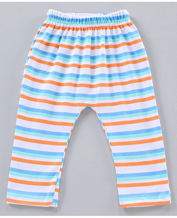 Babyhug Full Length Printed Diaper Leggings Pack of 3 - Multicolor