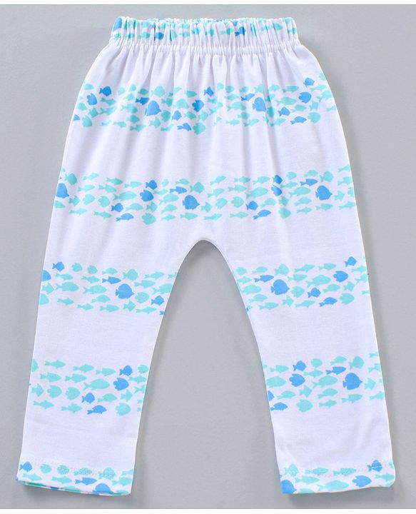 Babyhug Full Length Printed Diaper Leggings Pack of 3 - Multicolor