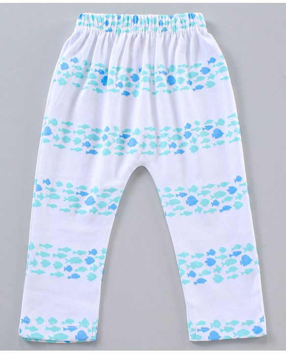 Babyhug Full Length Printed Diaper Leggings Pack of 3 - Multicolor