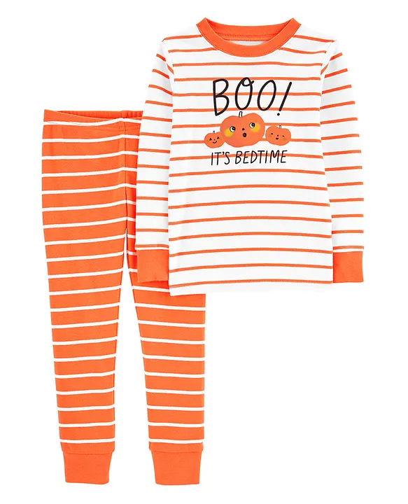 Carters boys halloween hot sale pajamas