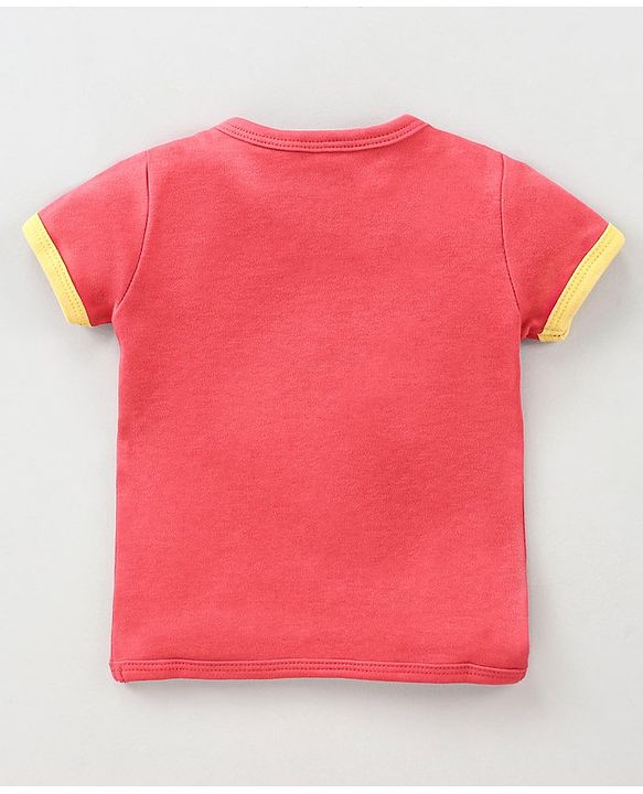 Babyhug 100 % Cotton Antibacterial Vests Pack of 5 - Multicolour