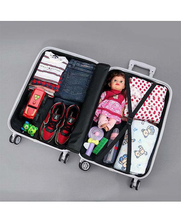 Pine Kids Trolley Luggage Bags - Sea Green 22 inch| Shock Resistant| Telescopic Handle| Water Resistant| Easy Zipper Closure| Durable Wheels