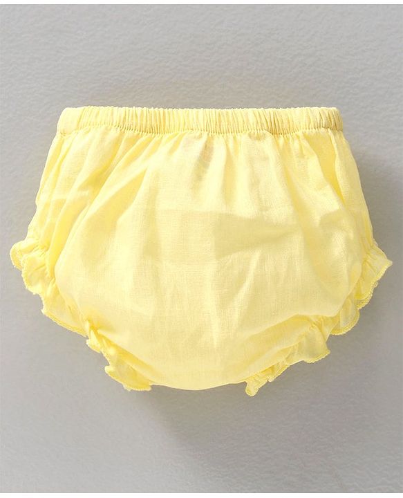 Babyhug 100% Cotton Fruit Printed Jhabla With Bloomer - Multicolour
