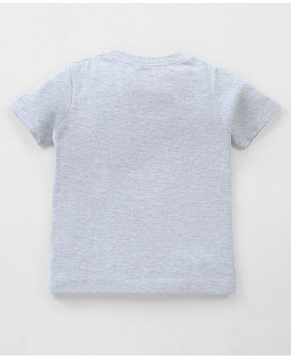 Babyhug Half Sleeves Solid T-Shirts Pack of 3 - Orange Grey Green
