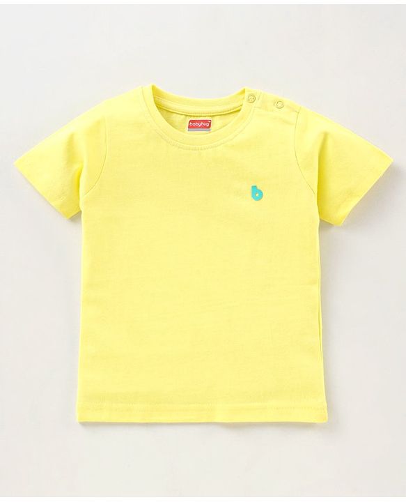Babyhug Half Sleeves Solid T-Shirts Pack of 3 - Multicolor