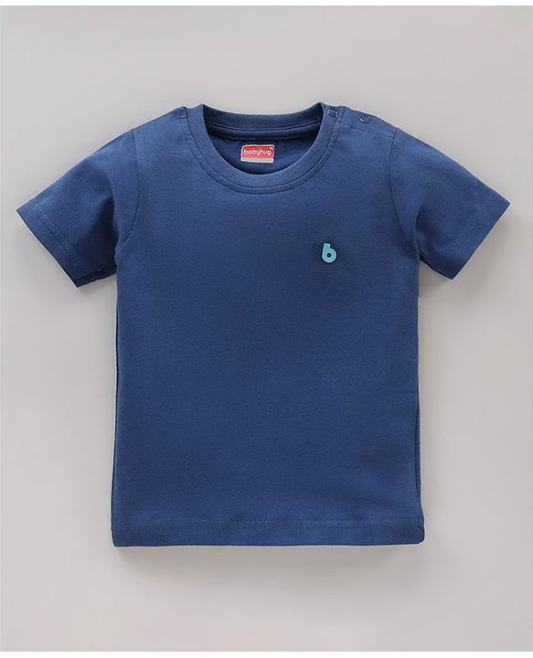 Babyhug Cotton Knit Half Sleeves T-Shirt Solid Pack Of  3 - Green Yellow Blue