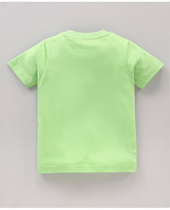 Babyhug Cotton Knit Half Sleeves T-Shirt Solid Pack Of  3 - Green Yellow Blue