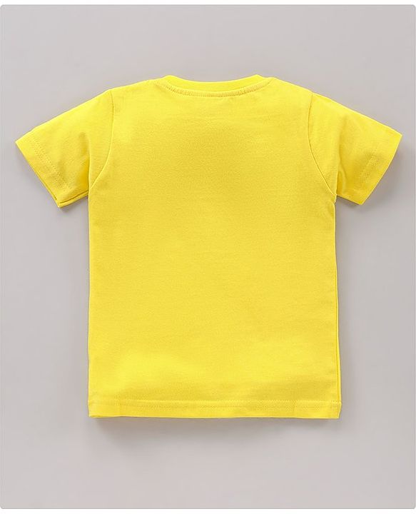 Babyhug Cotton Knit Half Sleeves T-Shirt Solid Pack Of  3 - Green Yellow Blue