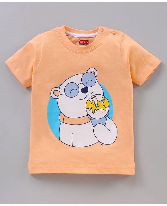 Babyhug Half Sleeves Tee Printed Pack of 3- Multicolor