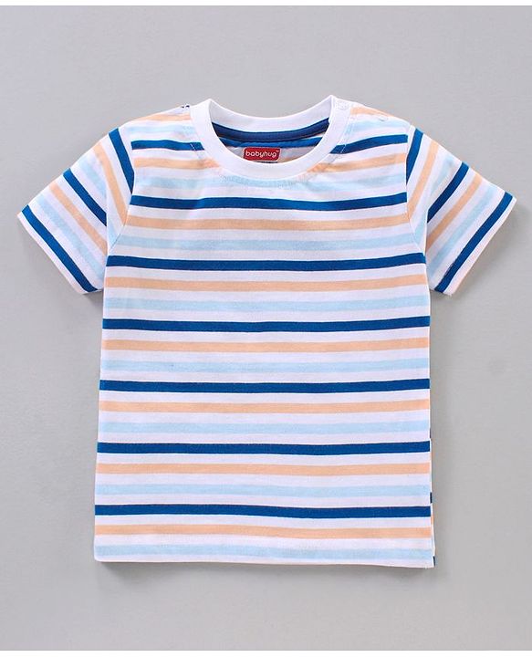 Babyhug Half Sleeves Tee Printed Pack of 3- Multicolor