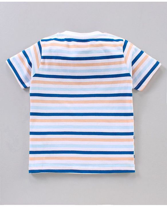 Babyhug Half Sleeves Tee Printed Pack of 3- Multicolor