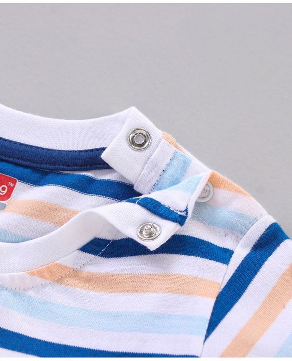 Babyhug Half Sleeves Tee Printed Pack of 3- Multicolor