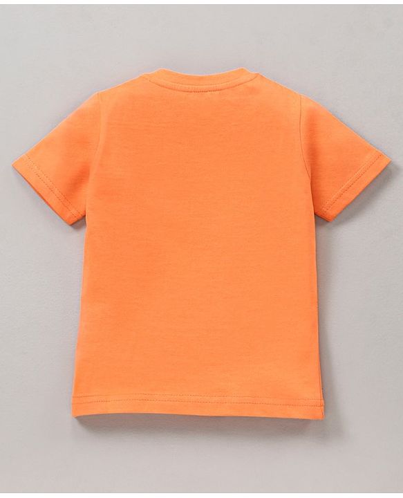 Babyhug Half Sleeves T Shirt Pack of 3 - Blue Orange Yellow