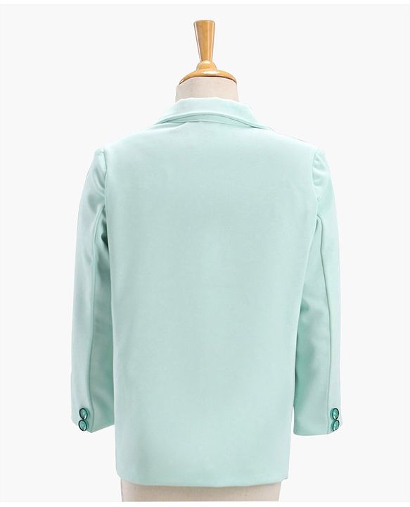 Babyhug Full Sleeves Party Suit With Bow Solid- Mint