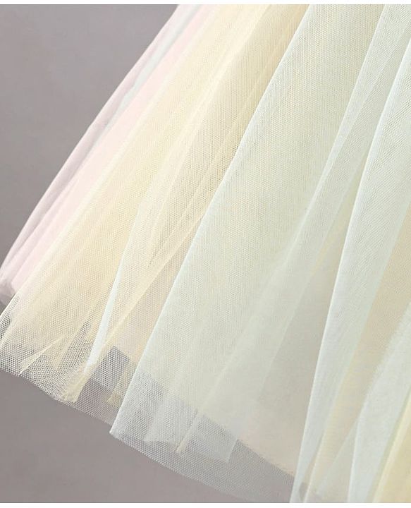 Babyhug Sleeveless Party Wear Tutu Frock Corsage Applique - Multicolor