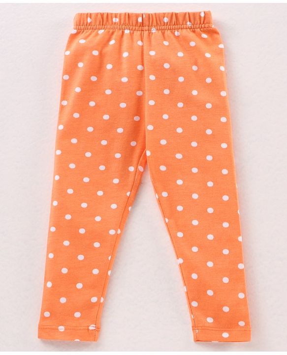 Babyhug Full Length Knit Multi Print & Solid Leggings Pack of 3 - Multicolor