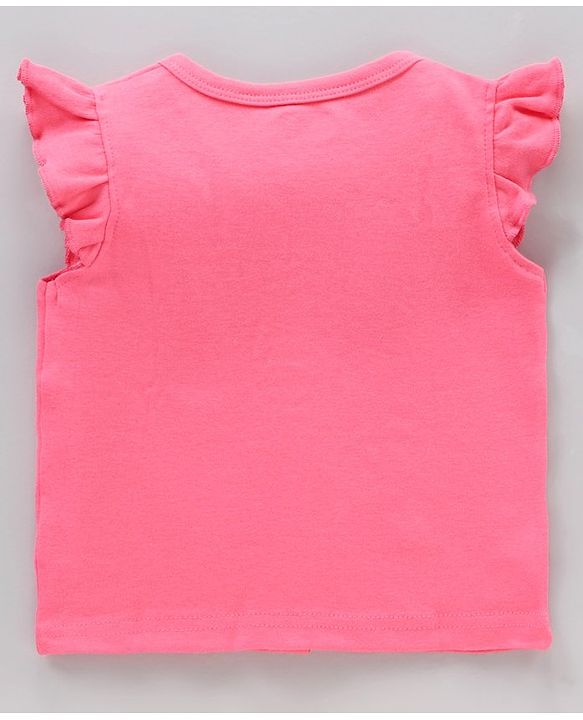 Babyhug Short Cap Sleeves 100 % Cotton Printed Vests Pack of 3 - Mutlicolor