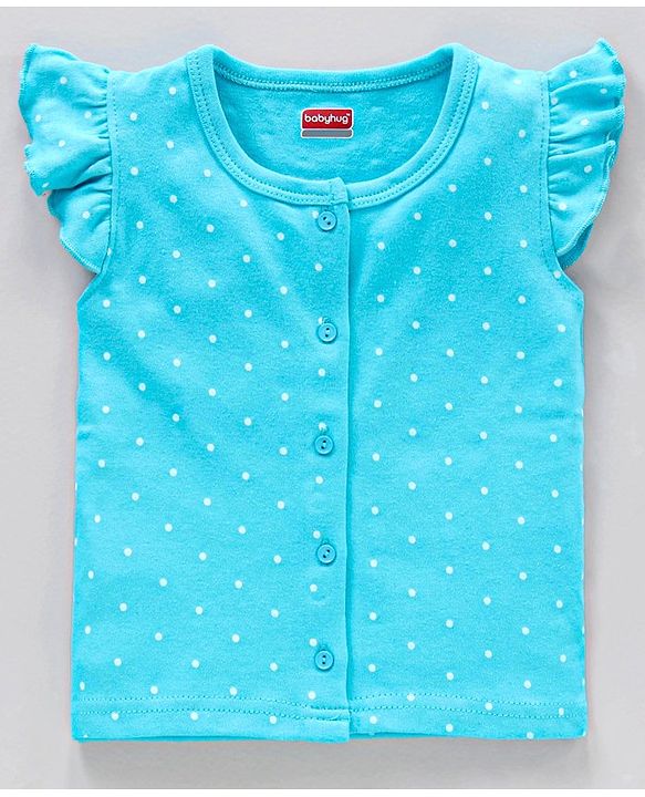 Babyhug Short Cap Sleeves 100 % Cotton Printed Vests Pack of 3 - Mutlicolor