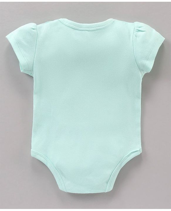 Babyhug 100% Cotton Half Sleeves Cherry Printed and Striped Onesies Pack of 3 - Blue Pink