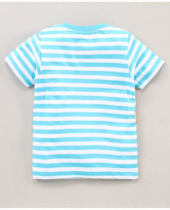 Babyhug Half Sleeves Shorts Night Suit Winnie The Pooh Print - Blue