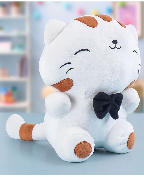 Babyhug Baby Cat Plush Toy - Height 20 cm