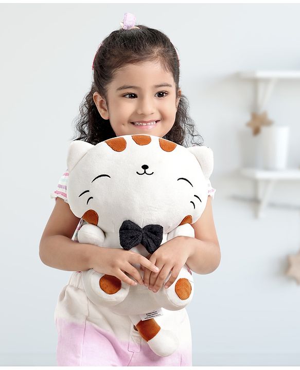 Babyhug Baby Cat Plush Toy - Height 20 cm