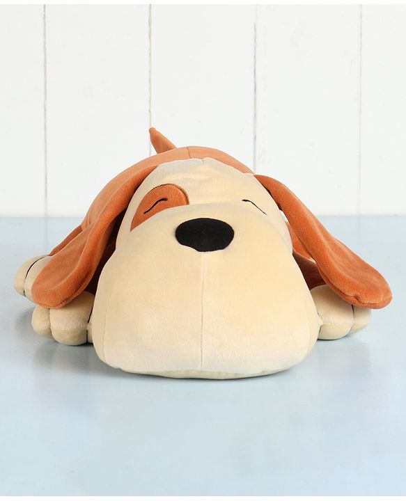 Babyhug Dog Soft Toy Light Brown - Length 44 cm