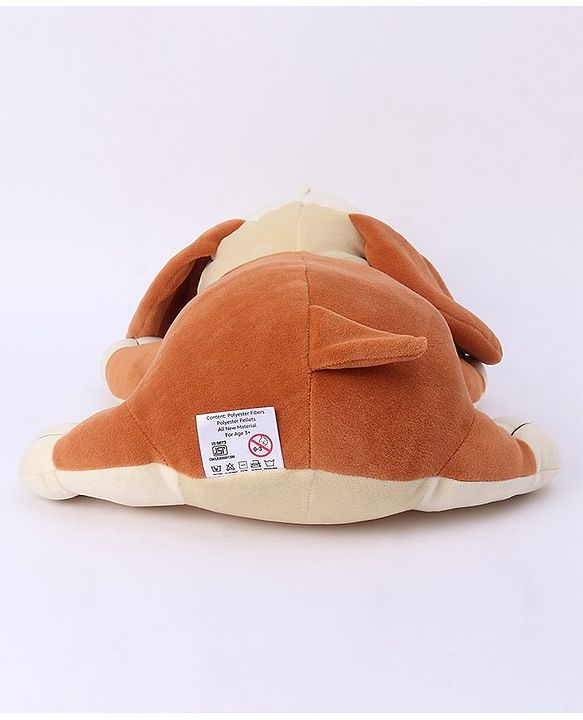 Babyhug Dog Soft Toy Light Brown - Length 44 cm