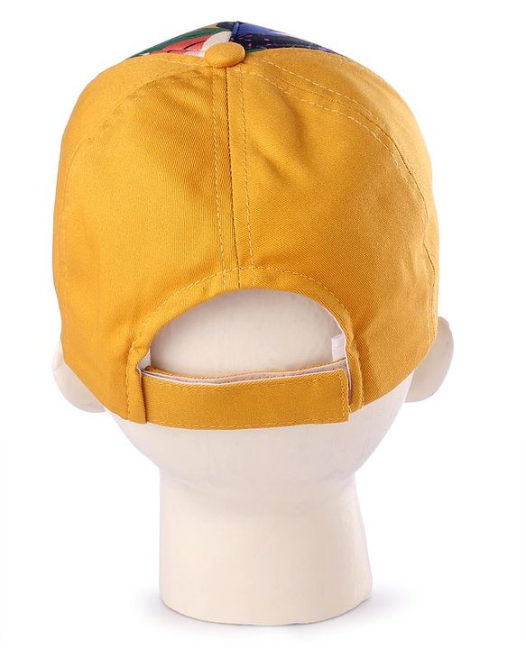 Babyhug Summer Cap Floral Print Multicolour - Diameter 16 cm